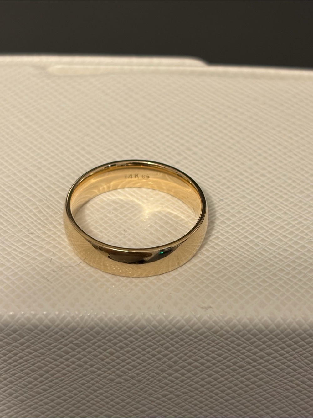 14k Yellow Gold Band